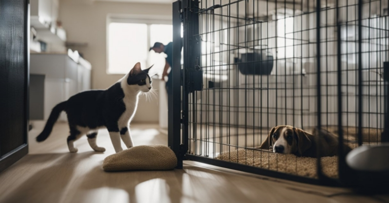 nuôi chó mèo trong nhà kín