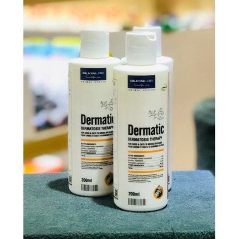 Hình ảnh chai dầu tắm Alkin Dermatic