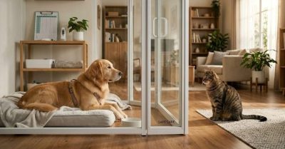 Thiết lập vùng đệm sinh học bằng rào chắn an toàn giúp cách ly chó mèo bị ghẻ lây nhiễm mà không gây căng thẳng tâm lý.