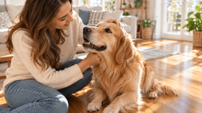 Chó bị nấm da được chủ nuôi ân cần chăm sóc tại nhà.